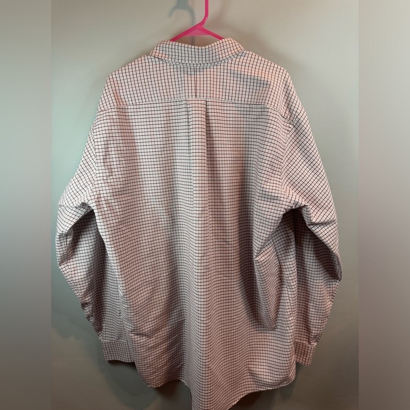 Vtg LL Bean Single Needle Tailoring Button Down Plaid Dress Shirt Sz 17-37 Mens - Picture 11 of 15